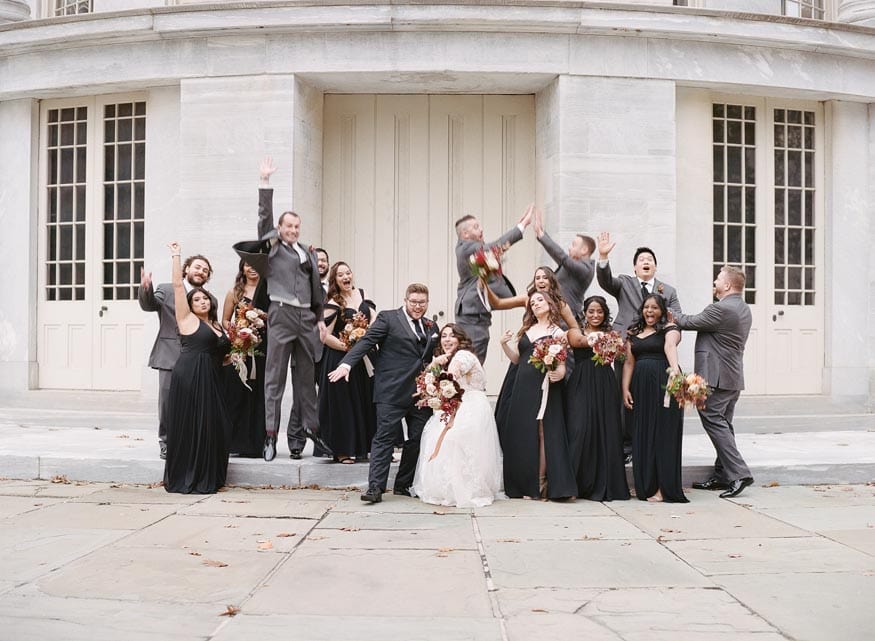 Philadelphia wedding bridal party