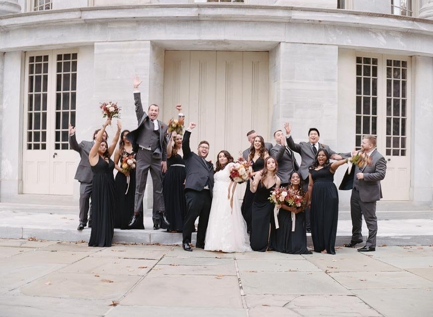 Philadelphia wedding bridal party