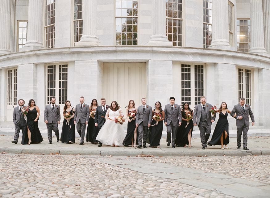 Philadelphia wedding bridal party