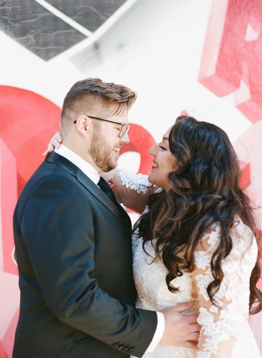 Philadelphia wedding bride and groom portraits