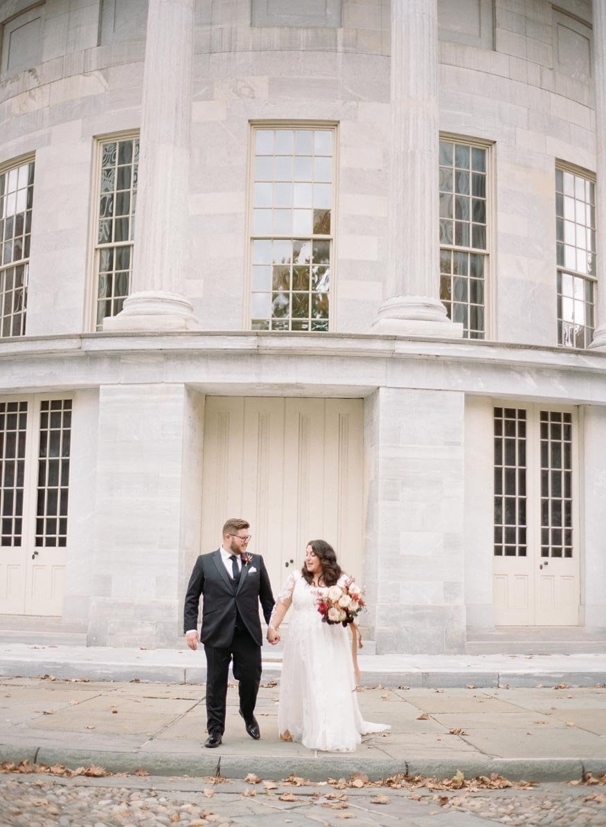 Philadelphia wedding bride and groom portraits