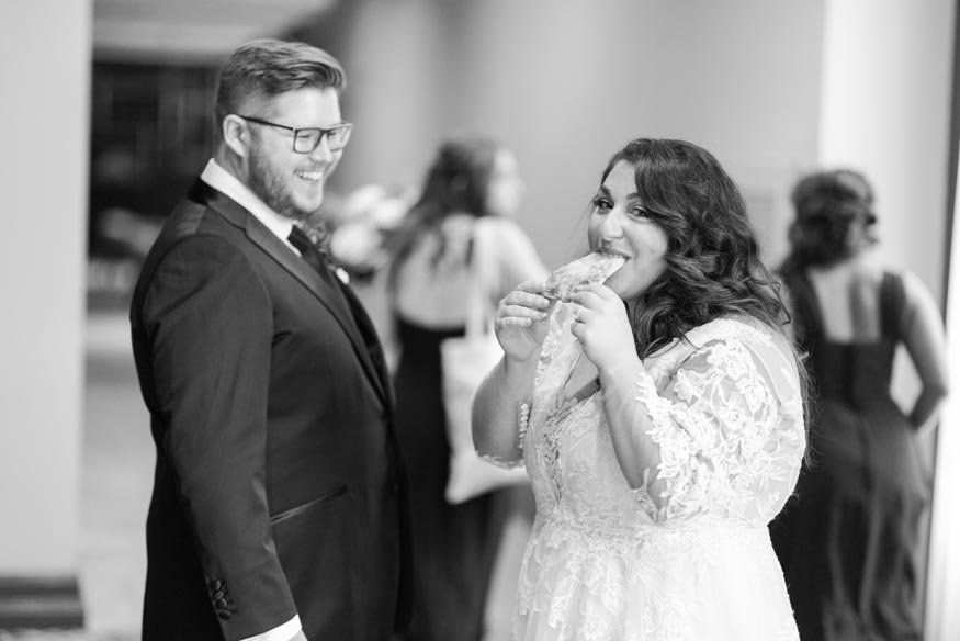 Philadelphia wedding first look bride and groom