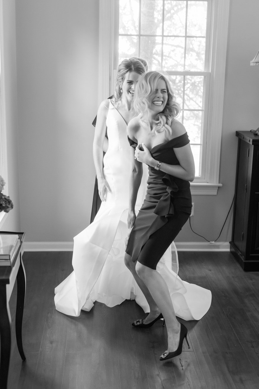 Lauren and Chris outdoor tented ceremony New Jersey