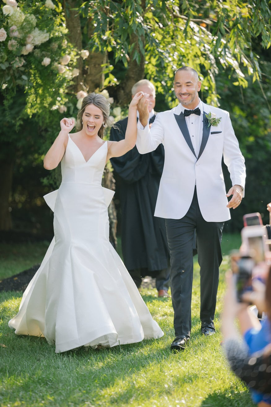 Lauren and Chris bridal party portrait outdoor