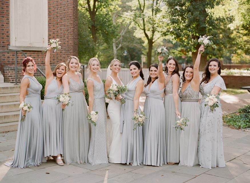 Philadelphia wedding bridesmaids
