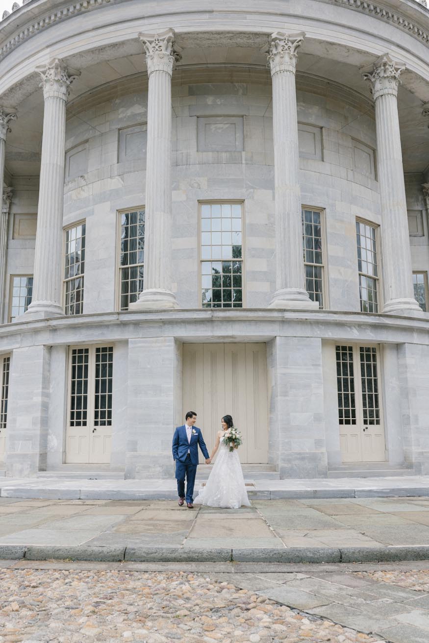 Philadelphia wedding bride and groom portrait