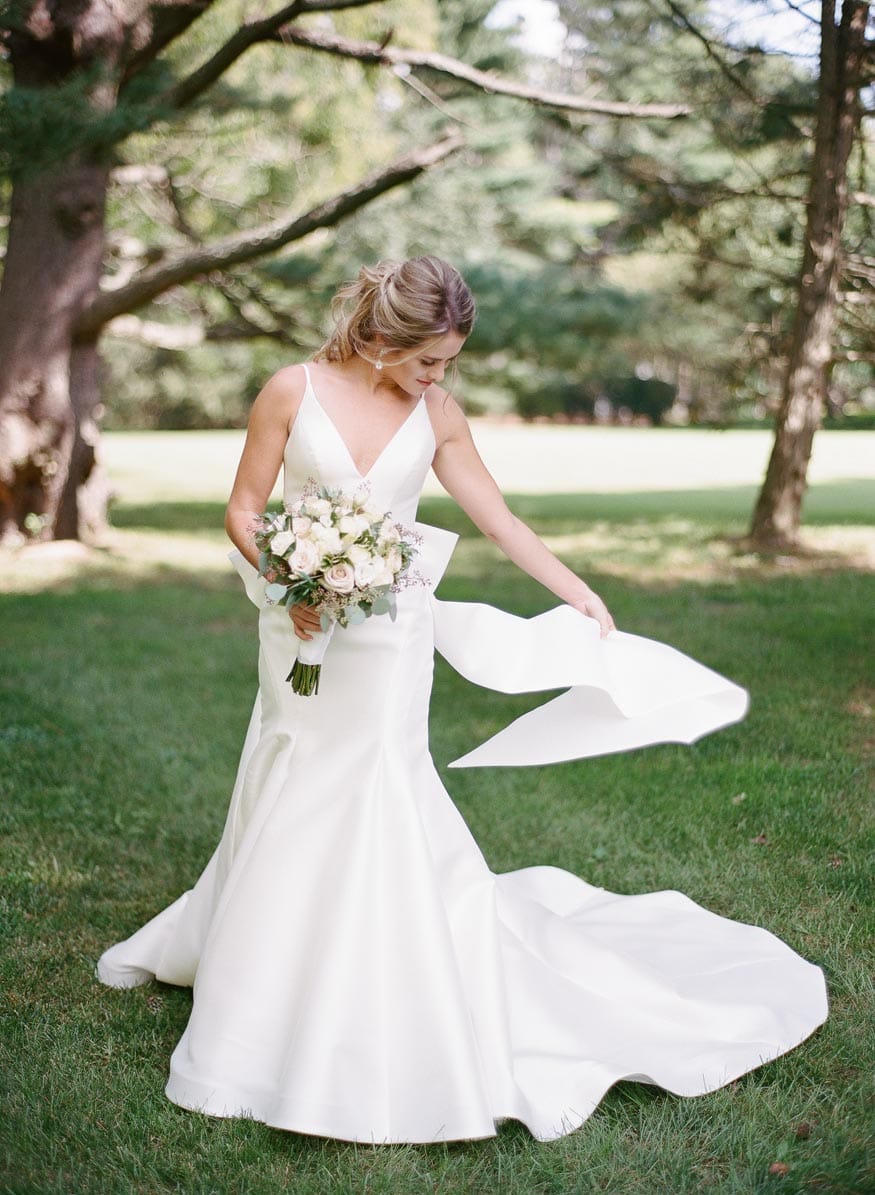 New Jersey private estate wedding bride portraits