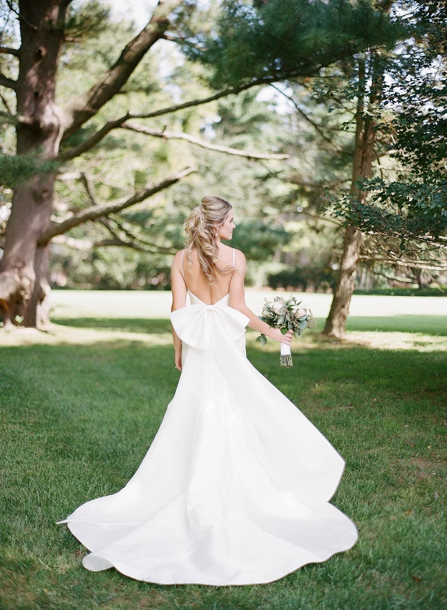 New Jersey private estate wedding bride portraits