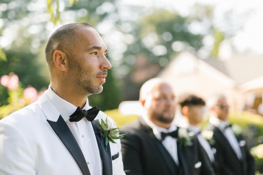 New Jersey private estate wedding ceremony