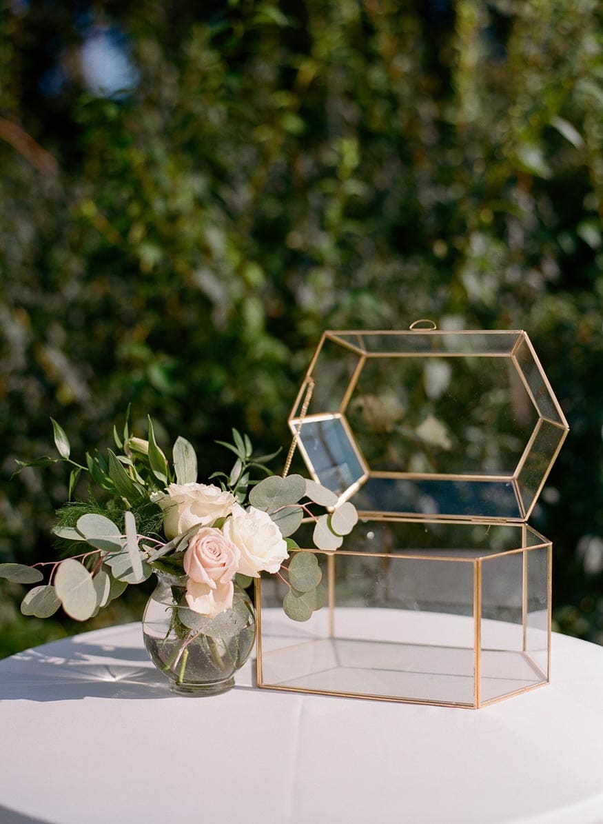 New Jersey private estate wedding reception details
