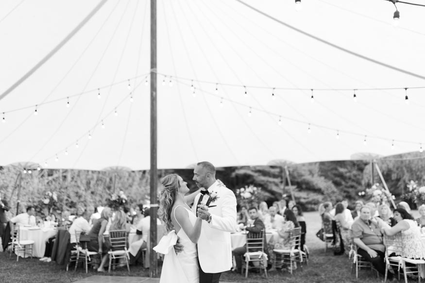 New Jersey private estate wedding reception parent first dance