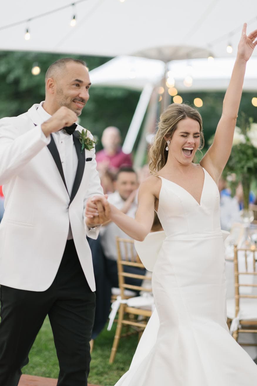 New Jersey private estate wedding reception introduction