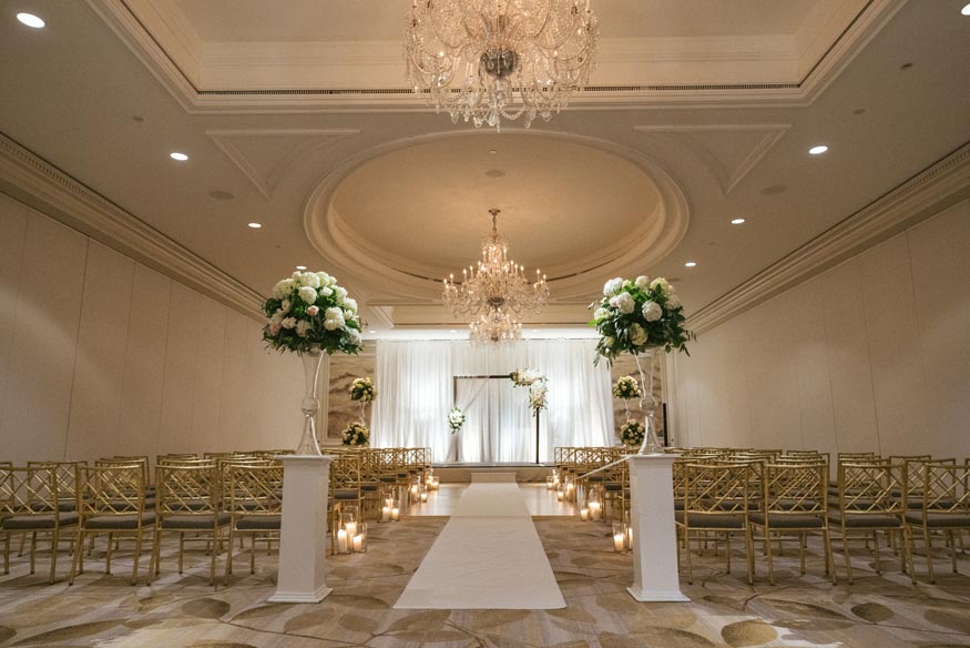 Westin Philadelphia Wedding ceremony details