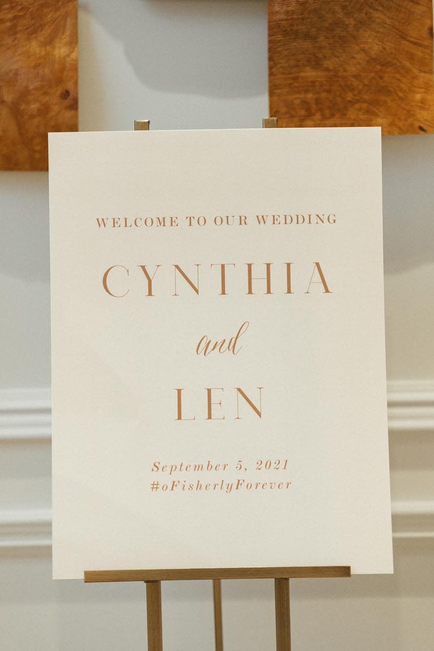 Westin Philadelphia Wedding reception details