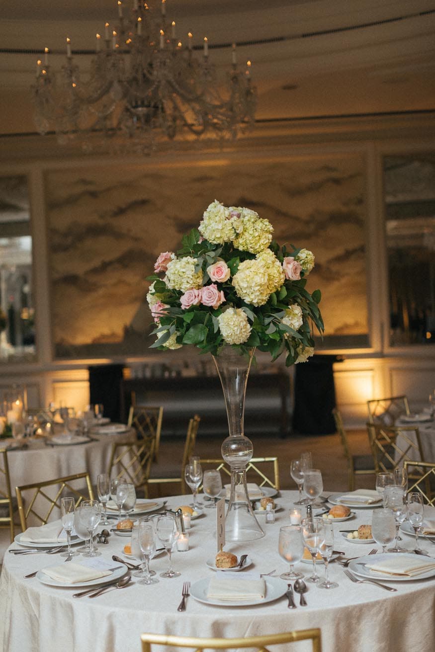 Westin Philadelphia Wedding table details