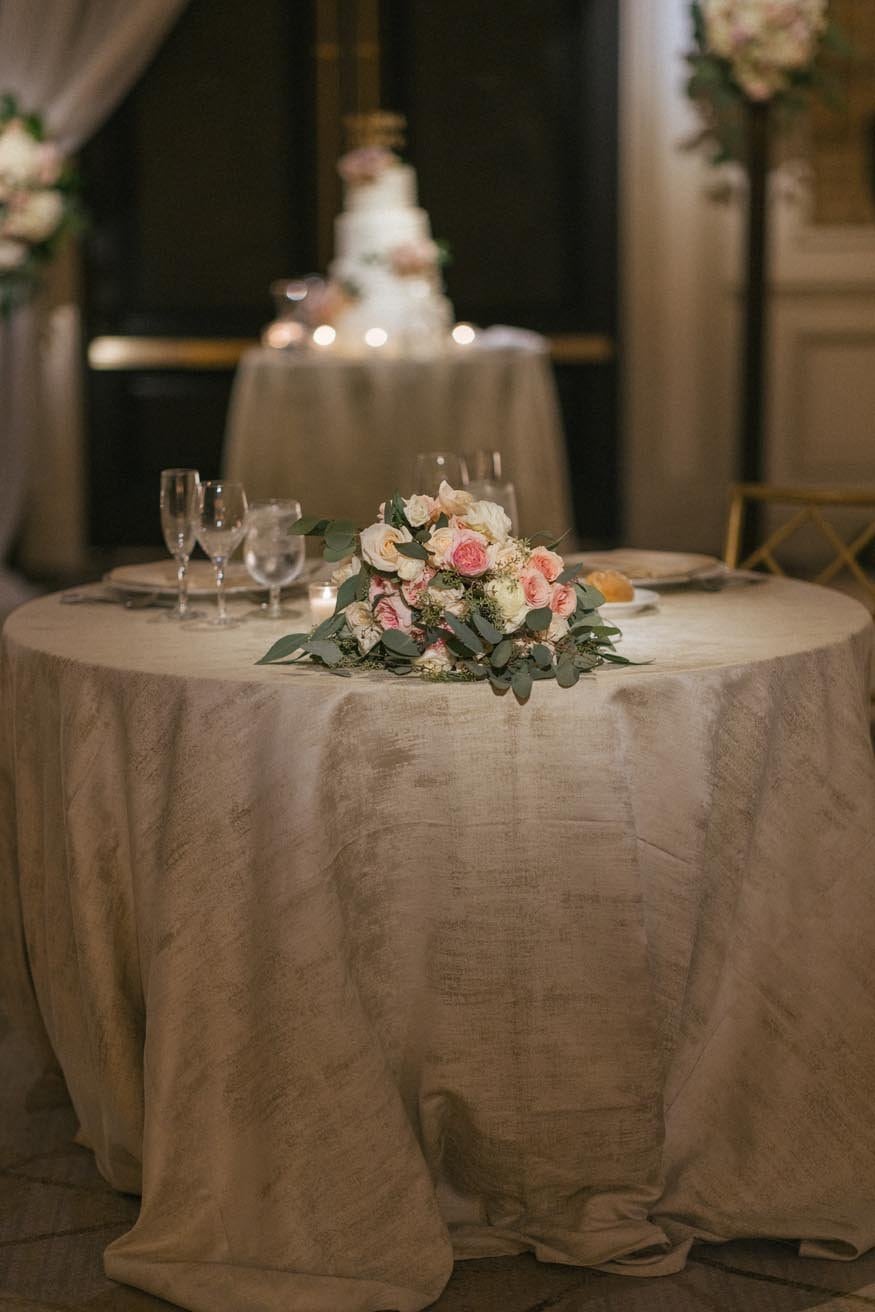 Westin Philadelphia Wedding table details