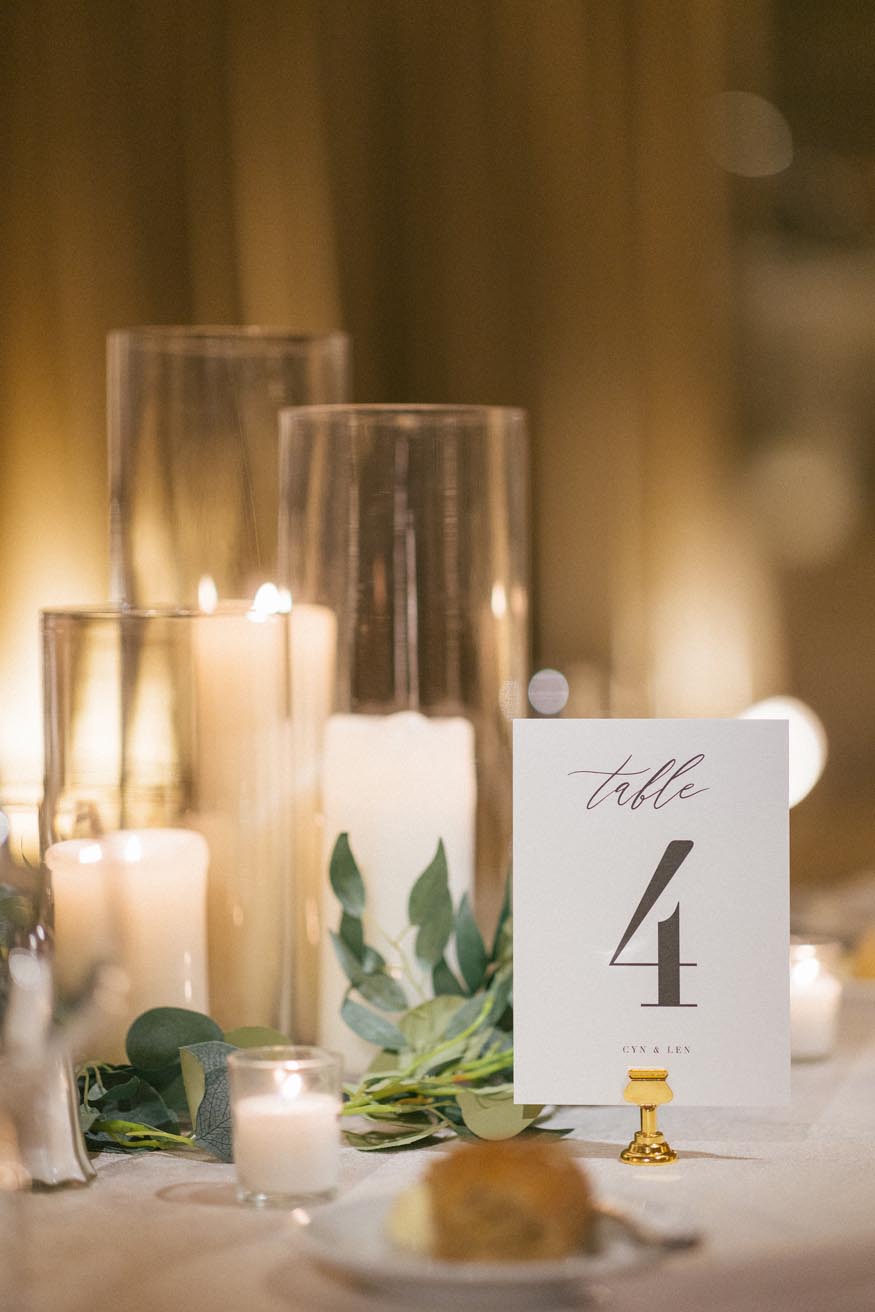 Westin Philadelphia Wedding table details