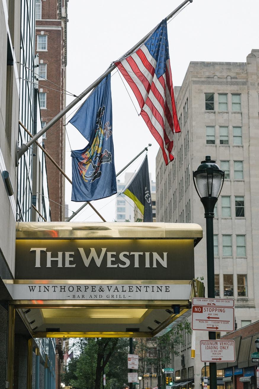 Westin Philadelphia ballroom fall wedding venue