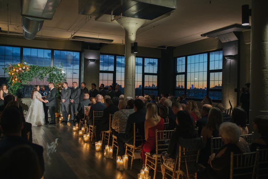 FAME MaKen Studios Philadelphia wedding ceremony
