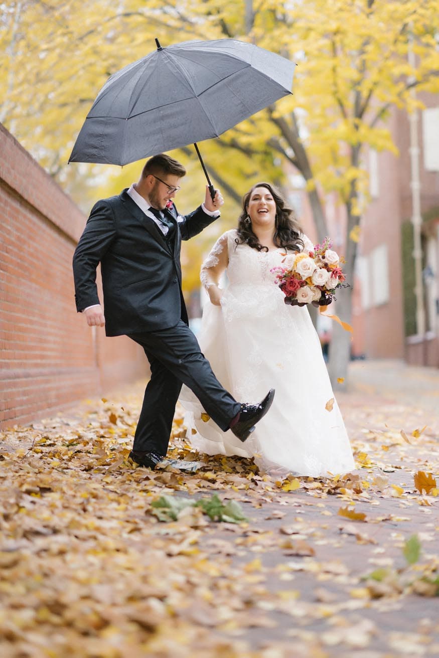 Philadelphia wedding bride and groom portraits