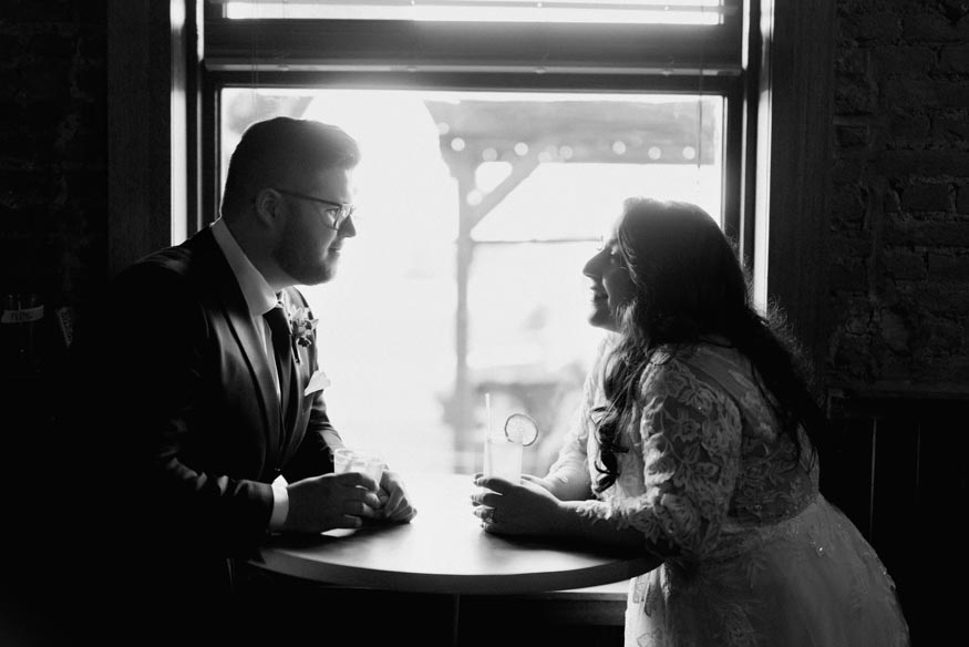 Philadelphia wedding bride and groom portraits