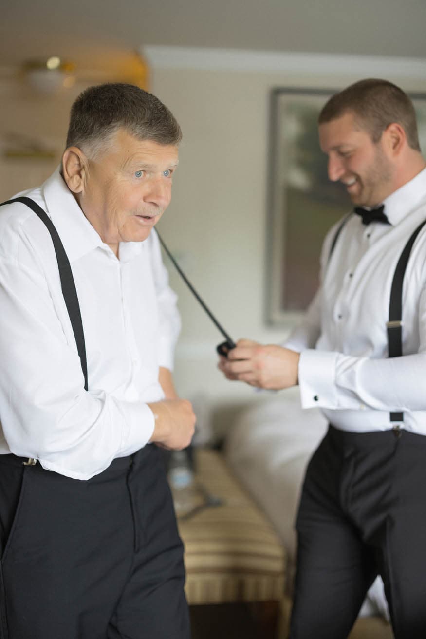 Groom Prep Lambertville Inn Wedding