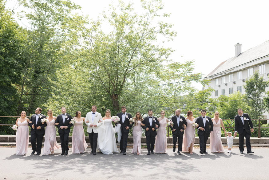 Wedding Party Nature Lambertville Inn Wedding
