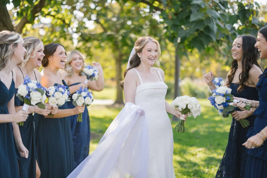 Bride and groom wedding day portrait Notary Hotel Philadelphia