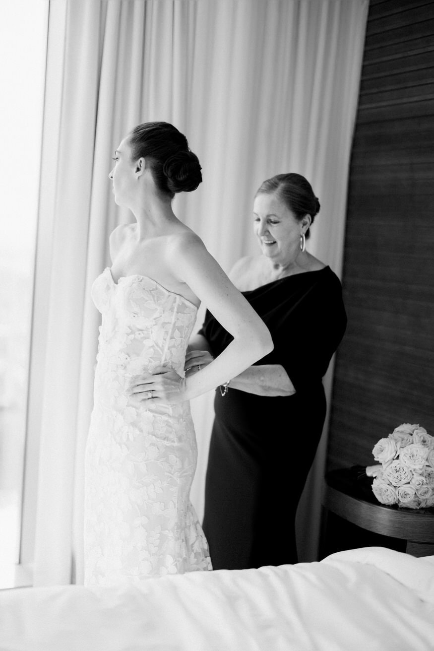 Bride makeup preparation Four Seasons Philadelphia wedding
