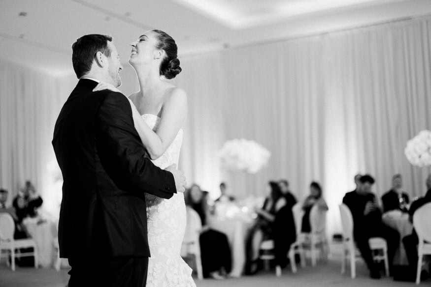 Couple first dance Four Seasons Philadelphia wedding