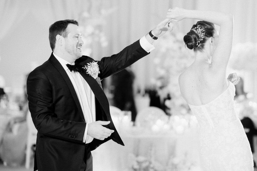 First dance dip Four Seasons Philadelphia wedding reception