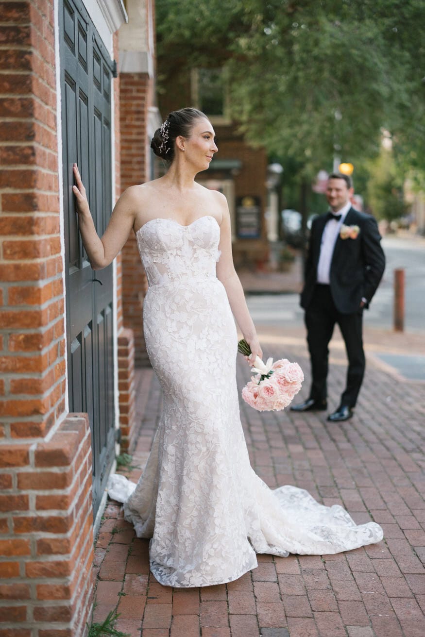 Bride portrait Four Seasons Philadelphia wedding