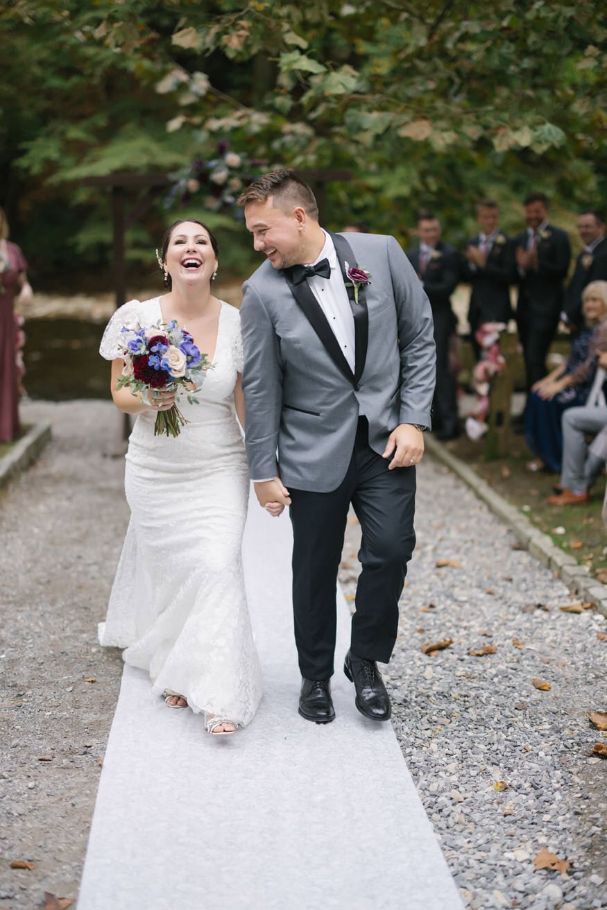 Wedding processional Valley Green Inn Philadelphia