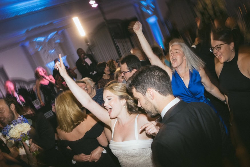 Reception party at Notary Hotel wedding Philadelphia