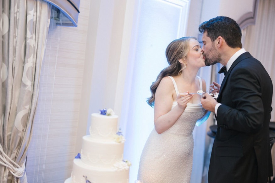 Bride and groom dancing Notary Hotel reception