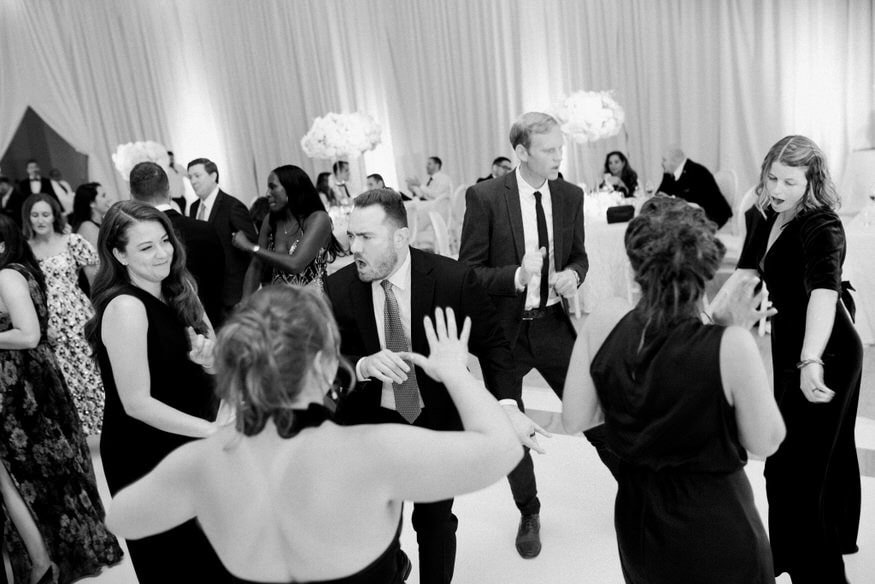 Reception dancing Four Seasons Philadelphia wedding