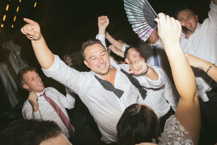 Wedding celebration Valley Green Inn outdoor reception