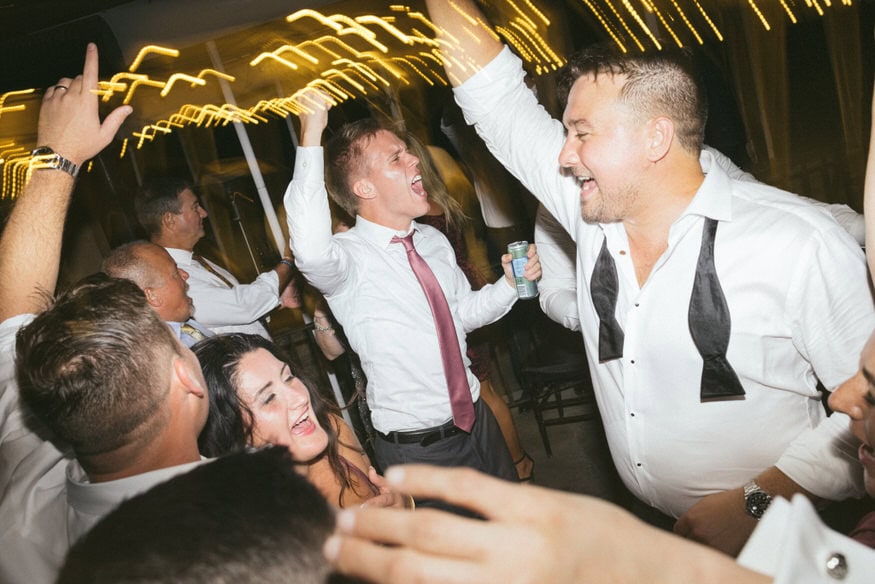 Late night dancing Valley Green Inn wedding Philadelphia