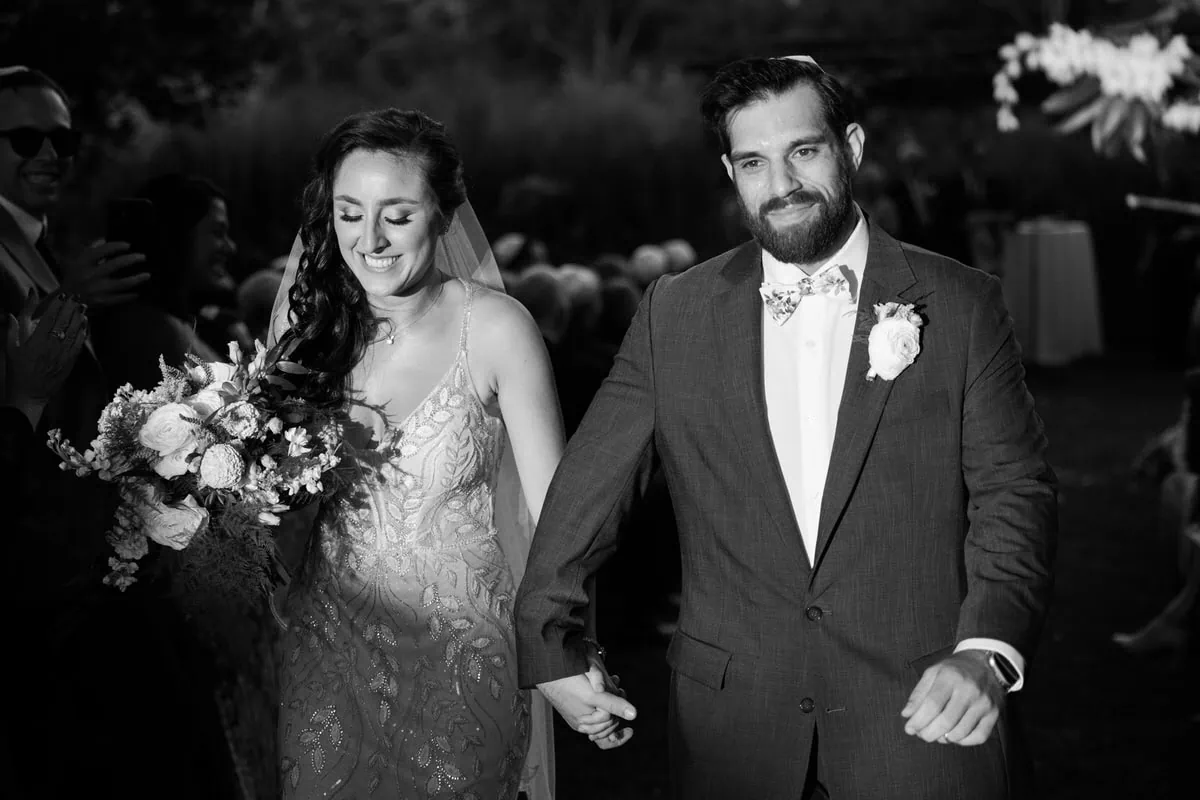 bishop farmstead wedding ceremony  recessional