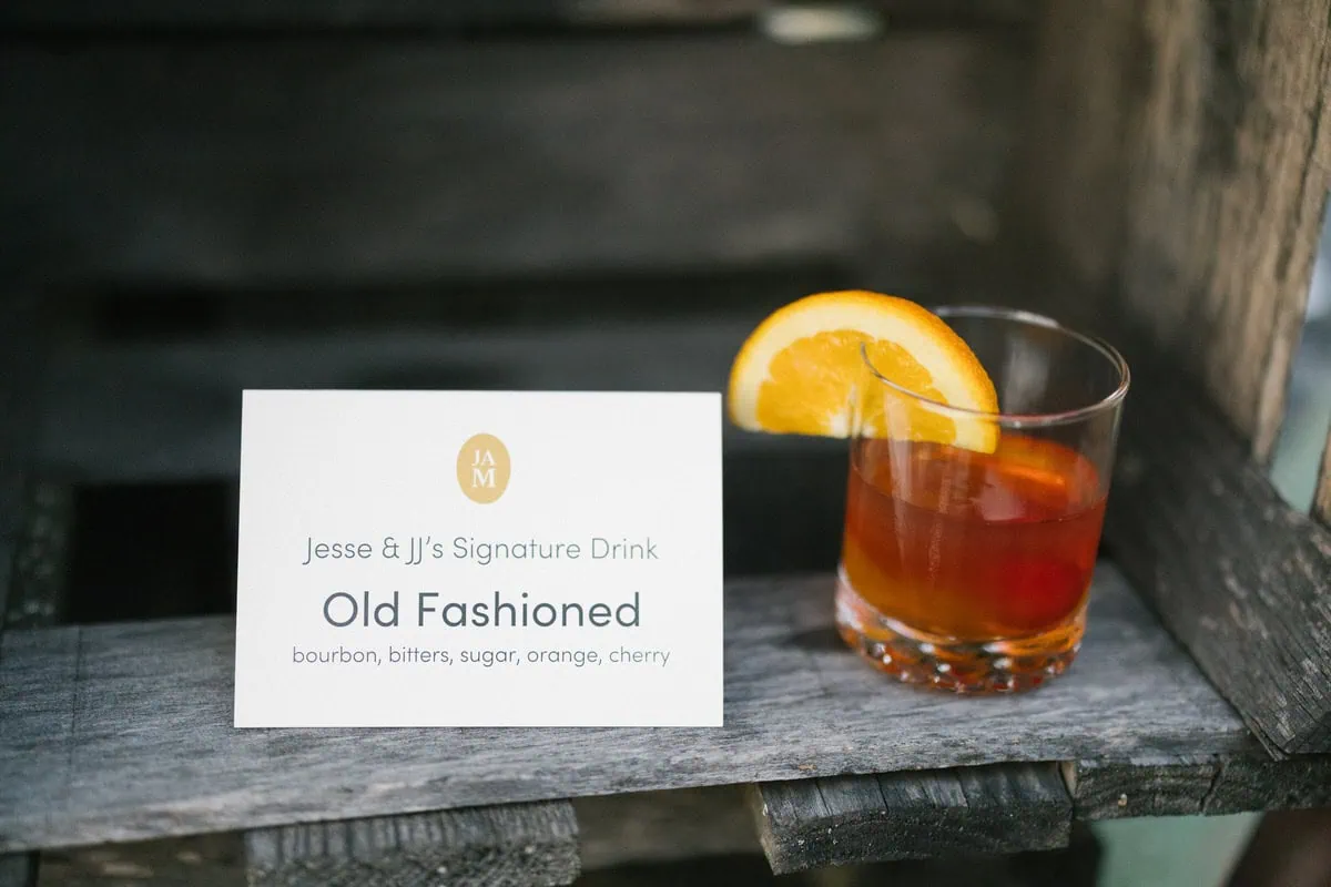 Bishop Farmstead Wedding cocktail hour JAM catering