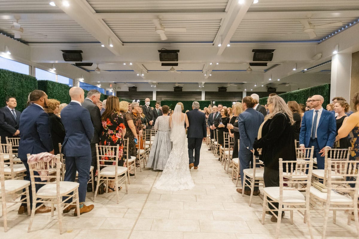 Indoor ceremony or reception space at ICONA Avalon in Avalon NJ