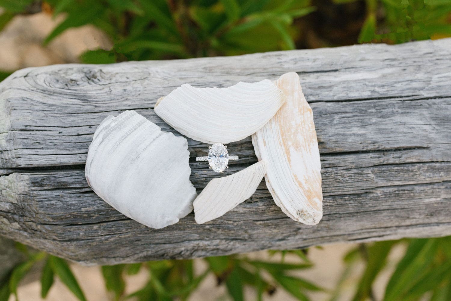 Jersey Shore engagement mini session - couple laughing after surprise proposal