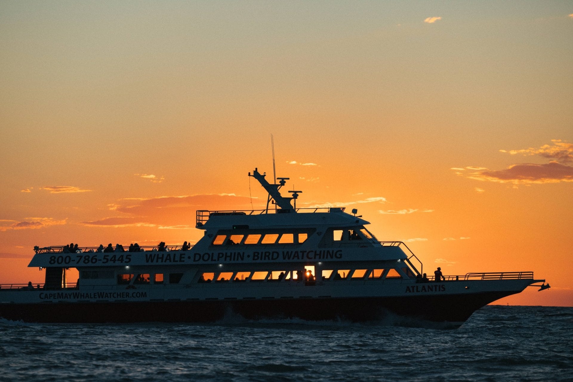 Couple on a Cape May sunset cruise, a romantic proposal idea