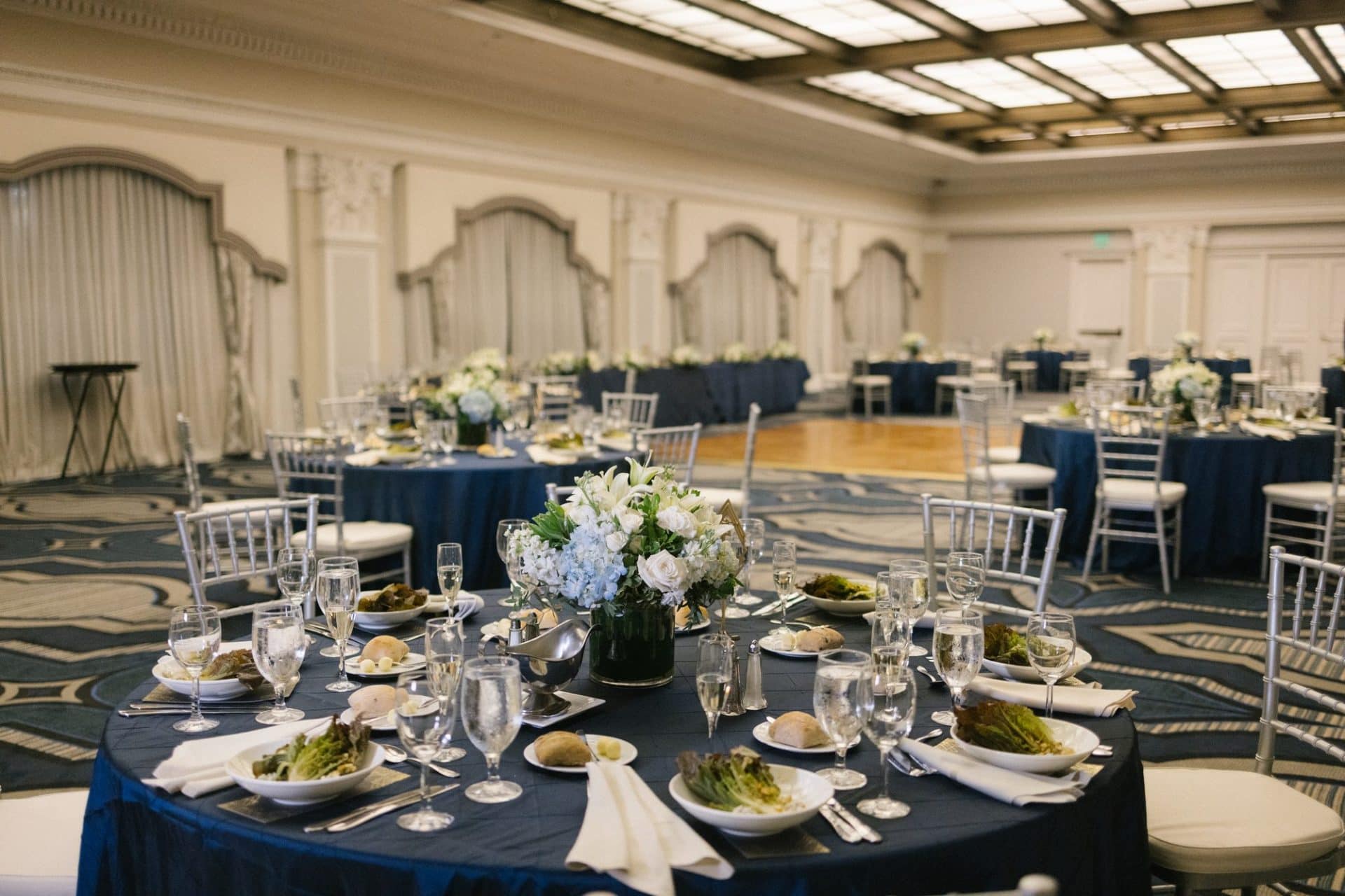 John and Carter's ceremony on the third floor of the Notary Hotel