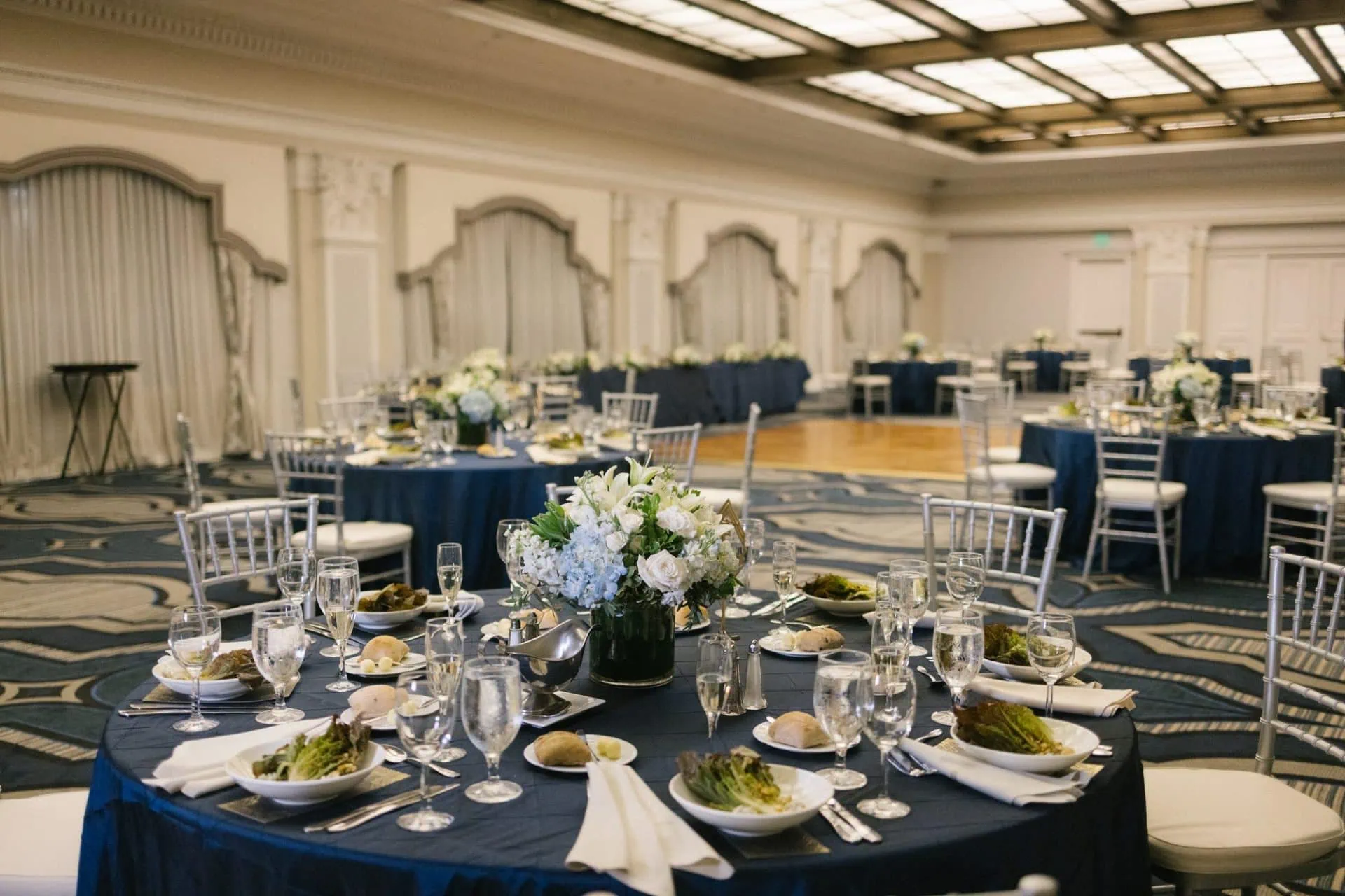 John and Carter's art-deco reception at the Notary Hotel