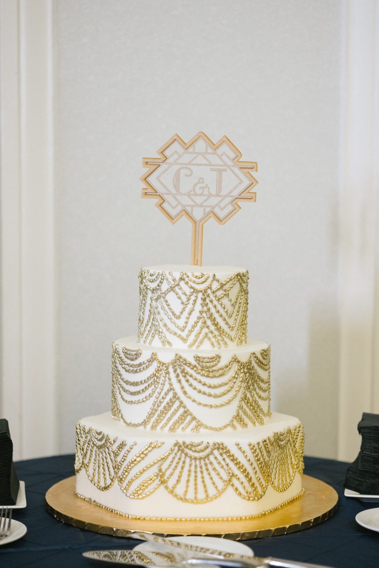 John and Carter's art-deco reception at the Notary Hotel