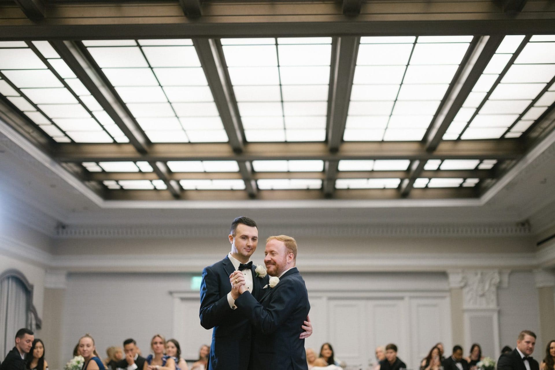 John and Carter's dance floor at the Notary Hotel