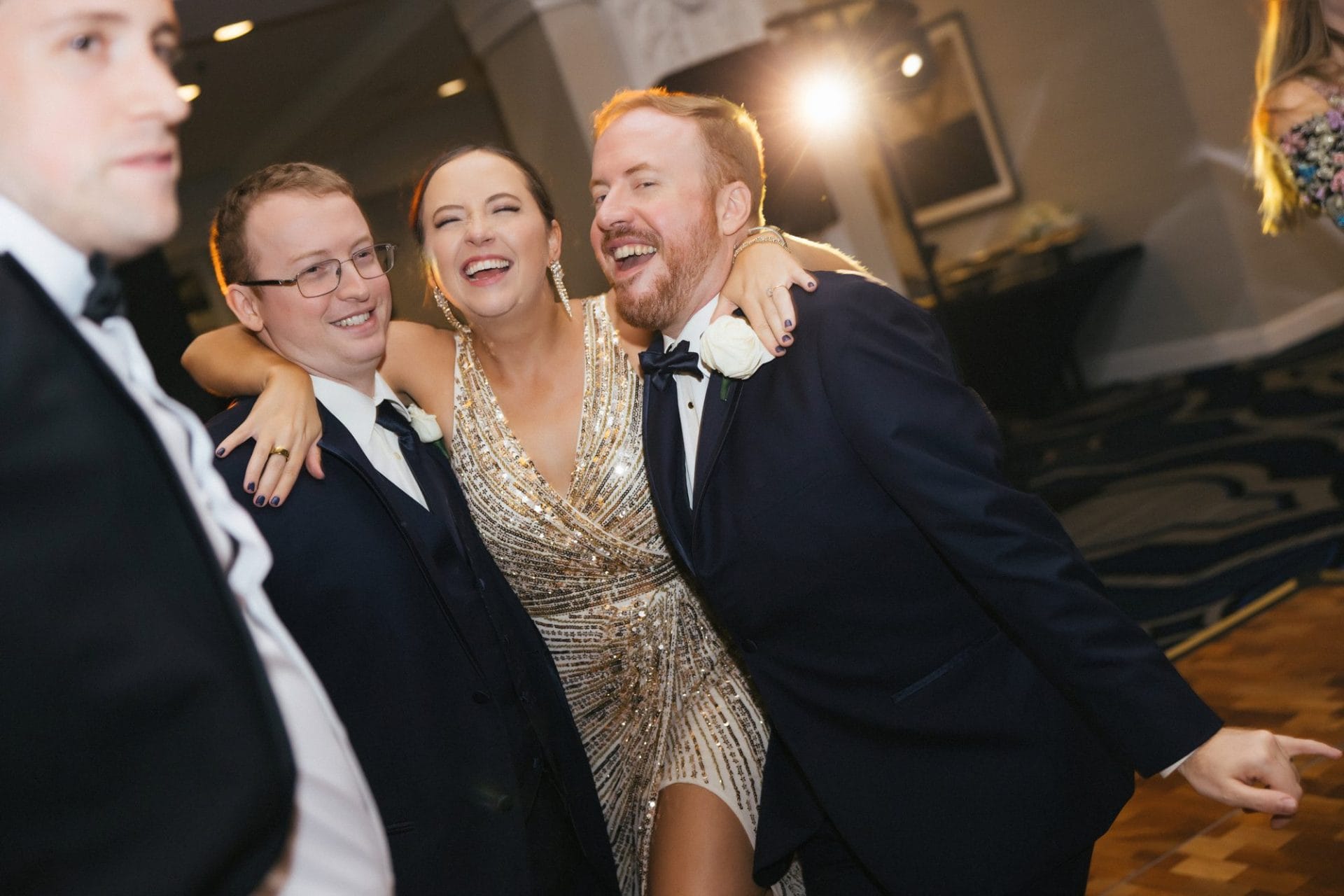 John and Carter's dance floor at the Notary Hotel