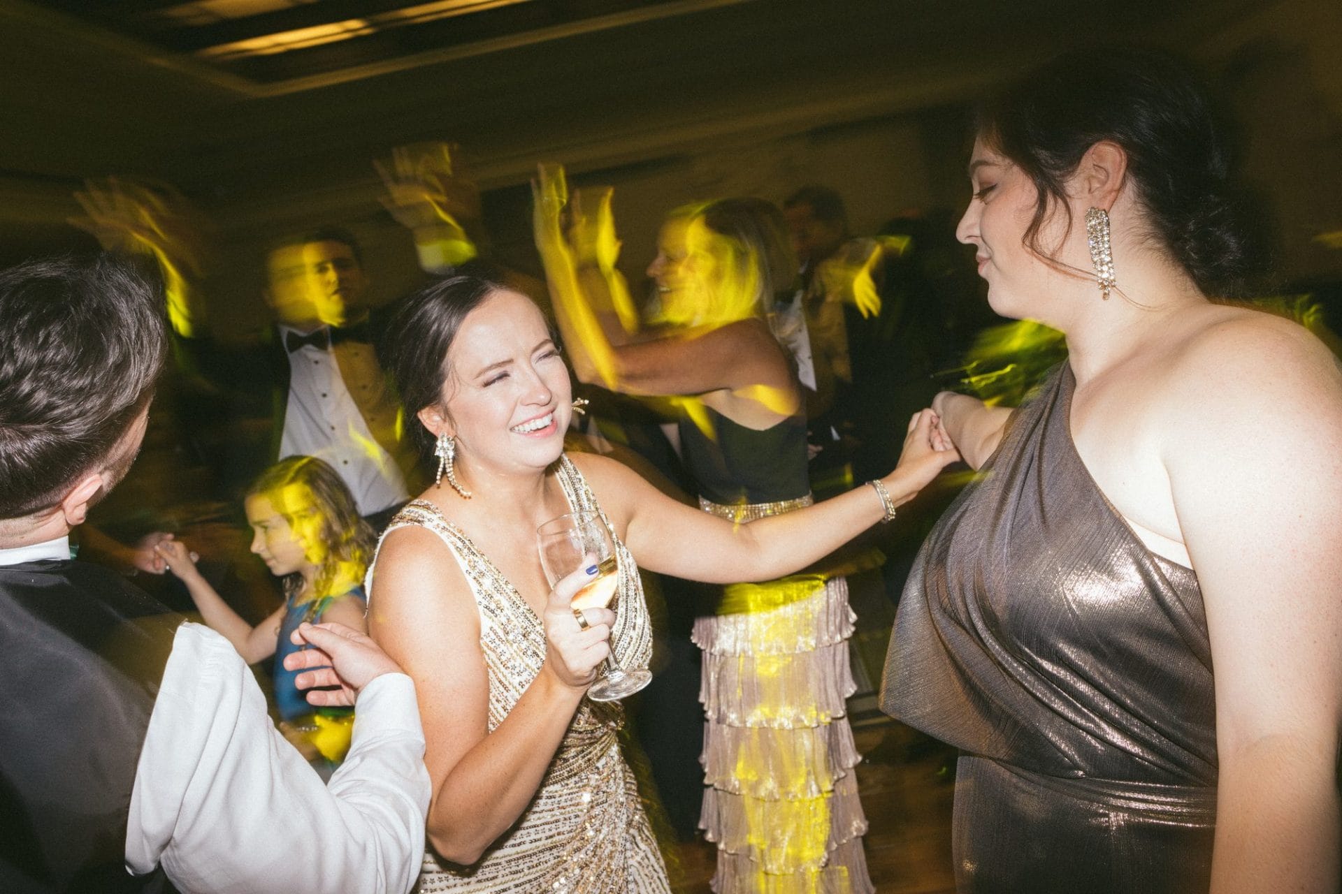 John and Carter's dance floor at the Notary Hotel