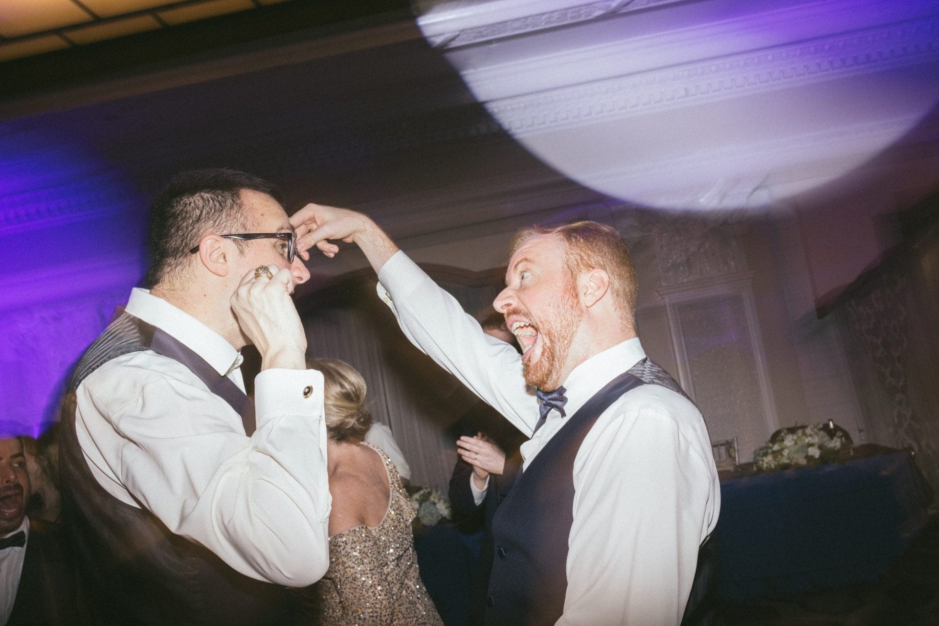 John and Carter's dance floor at the Notary Hotel